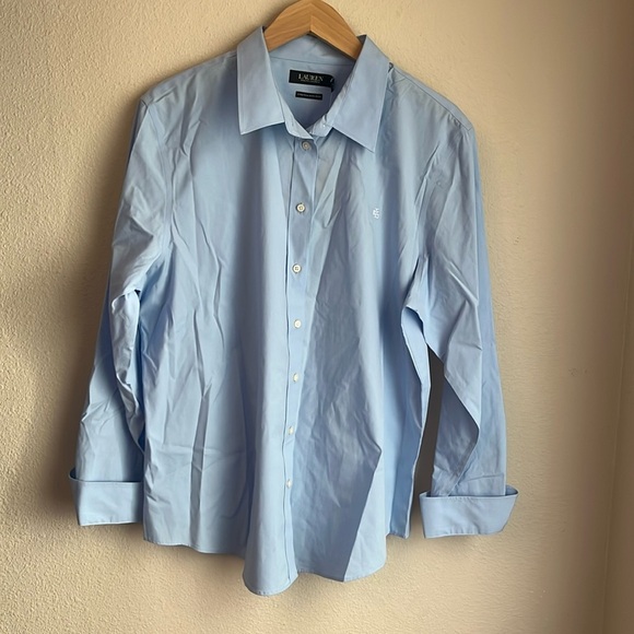 Men’s Button Down Ralph Lauren size XXL baby blue NWT - Picture 1 of 4